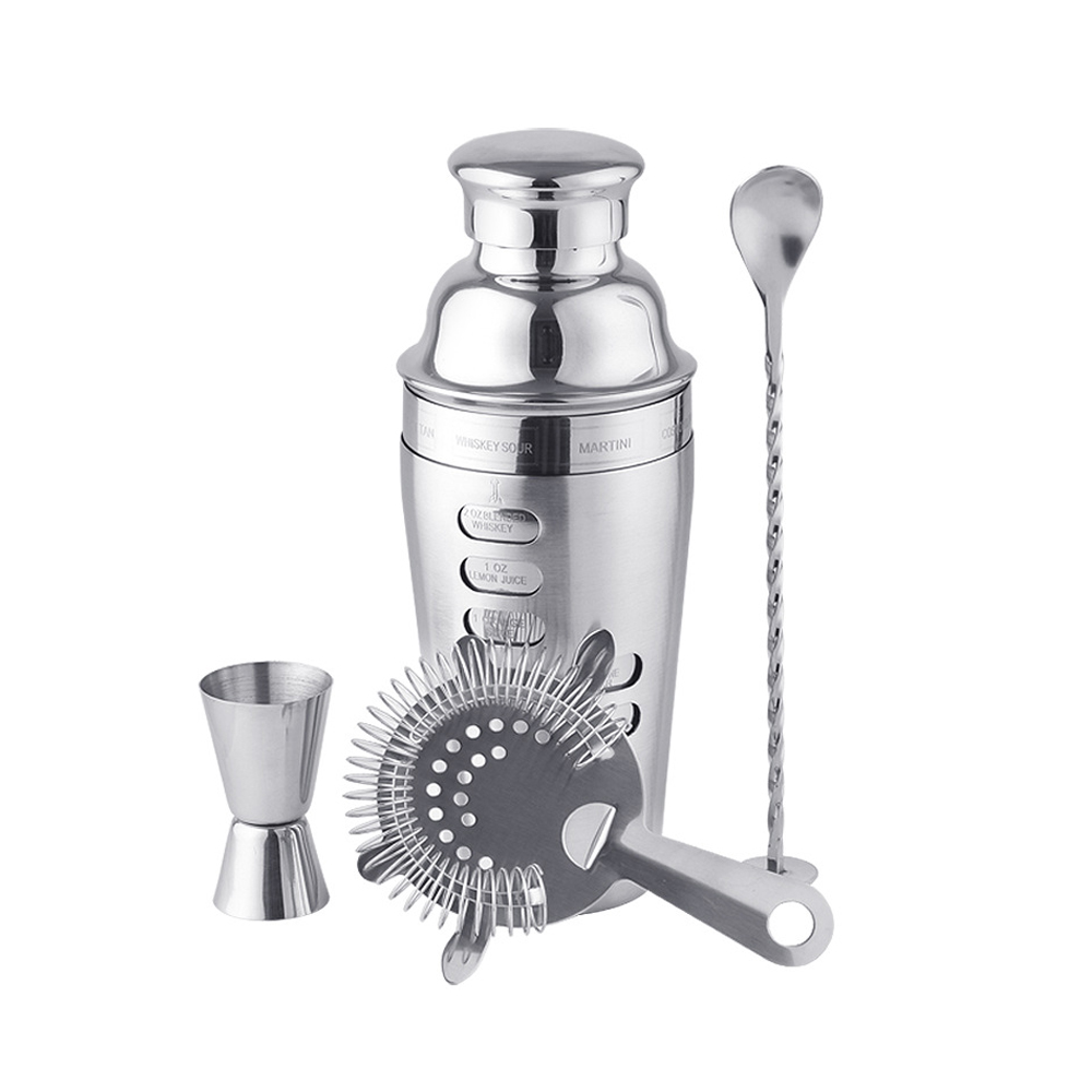 Boston Shaker Set - طقم بوسطن شيكر 4 قطع، مجموعة