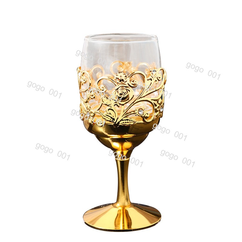 Highball Glass Set - مجموعة أكواب زجاجية ومعدنية للمشروبات الكحولية