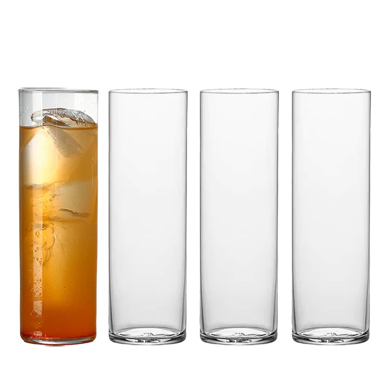 Highball Glass Set - 4 قطع من أكواب الكريستال الخفيفة
