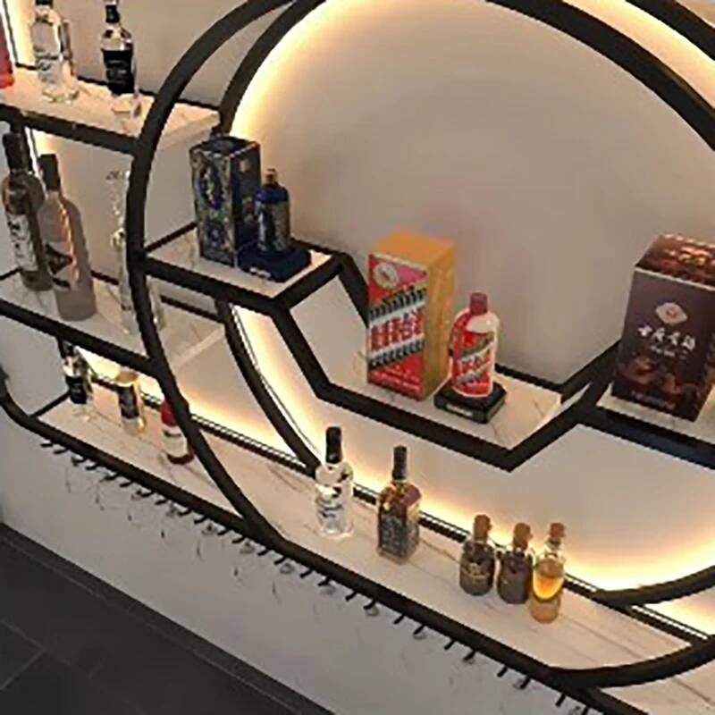 خزانة عرض نبيذ للنوادي الليلية - مراجعة Home Bar Shelves وسعره