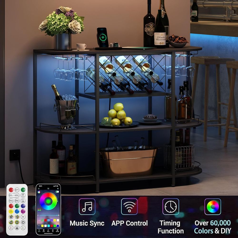 طاولة قهوة سوداء بثلاثة مستويا - مراجعة Home Bar And Coffee وسعره
