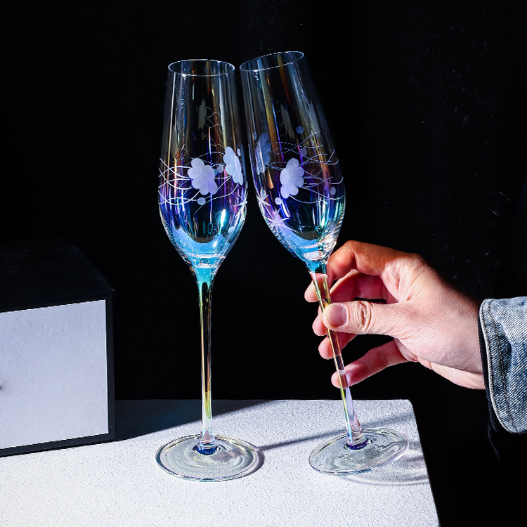 الشمال نمط ملون محفورة كؤوس ال - مراجعة Highball Glass Set وسعره