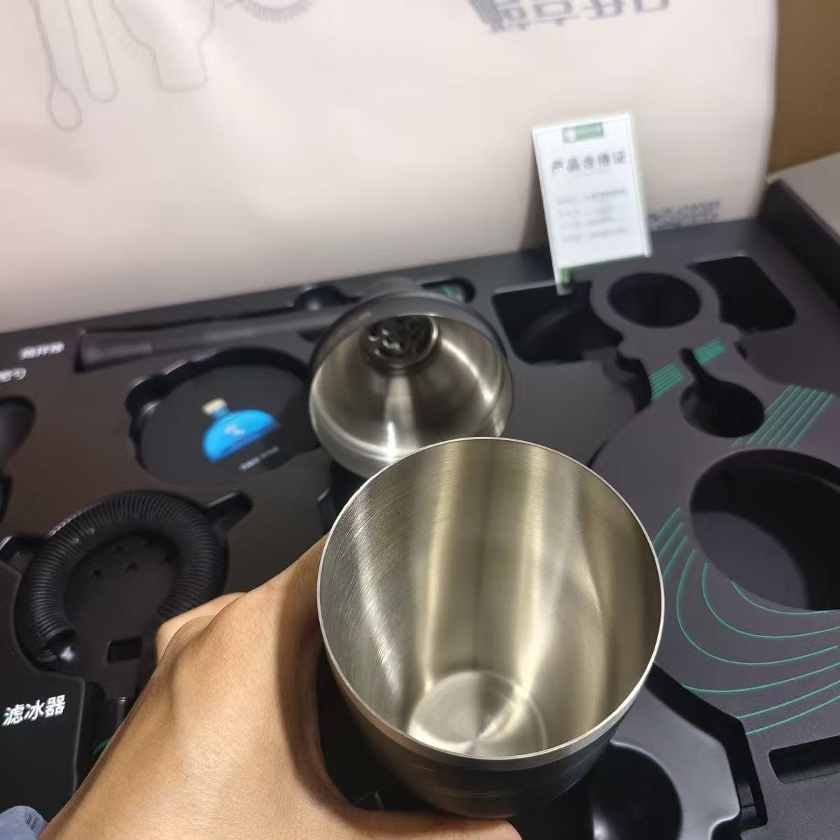 طقم خلط المشروبات الفاخر المكو - مراجعة Boston Shaker Set وسعره