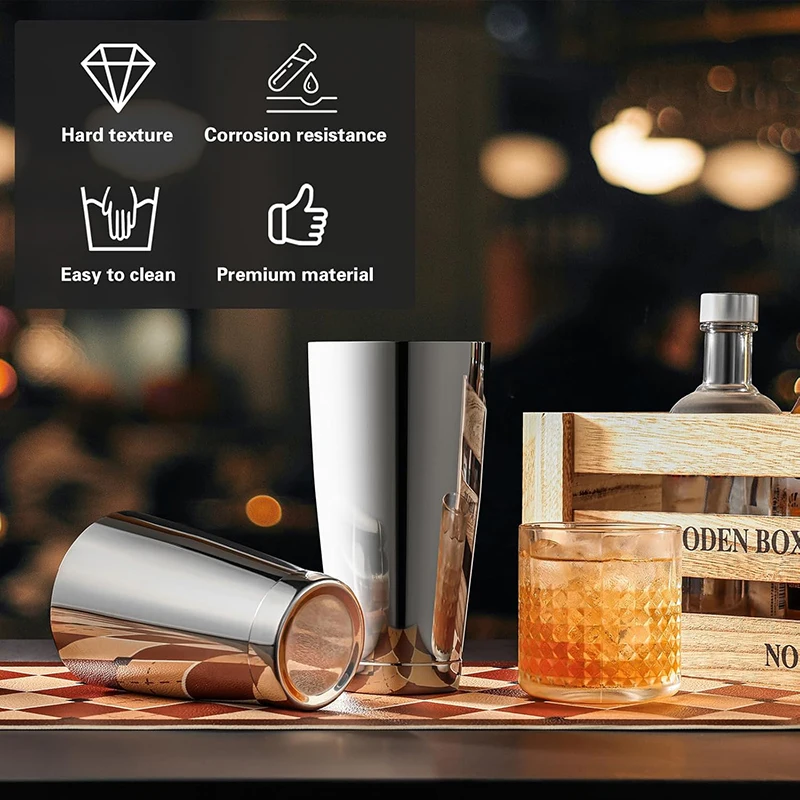 طقم خلاط كوكتيل بوسطن 18 أونصة - مراجعة Boston Shaker Set وسعره