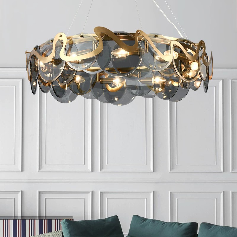مصباح معلق زجاجي LED فاخر وعصر - مراجعة Home Bar And Counter وسعره