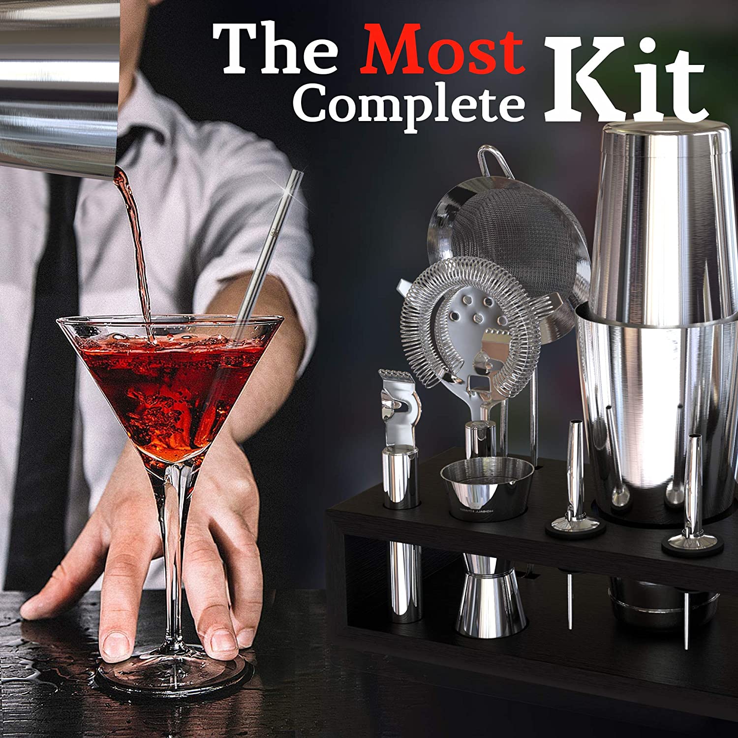 طقم أدوات بارستاين ستانلس ستيل - مراجعة Boston Shaker Set وسعره
