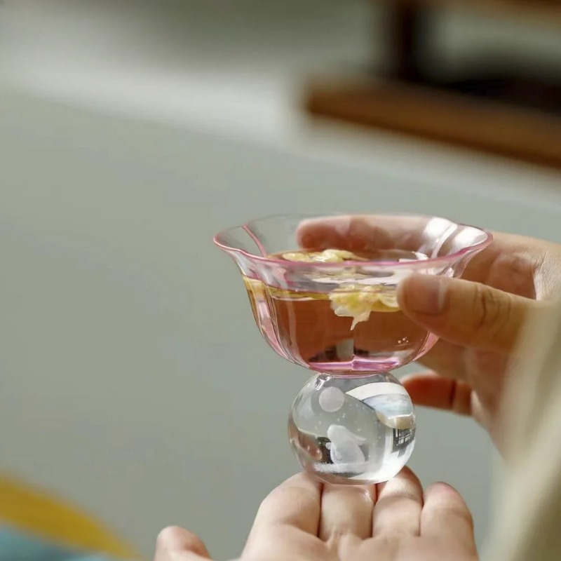 كوب شاي زجاجي كريستالي فاخر بس - مراجعة Highball Glass Set وسعره
