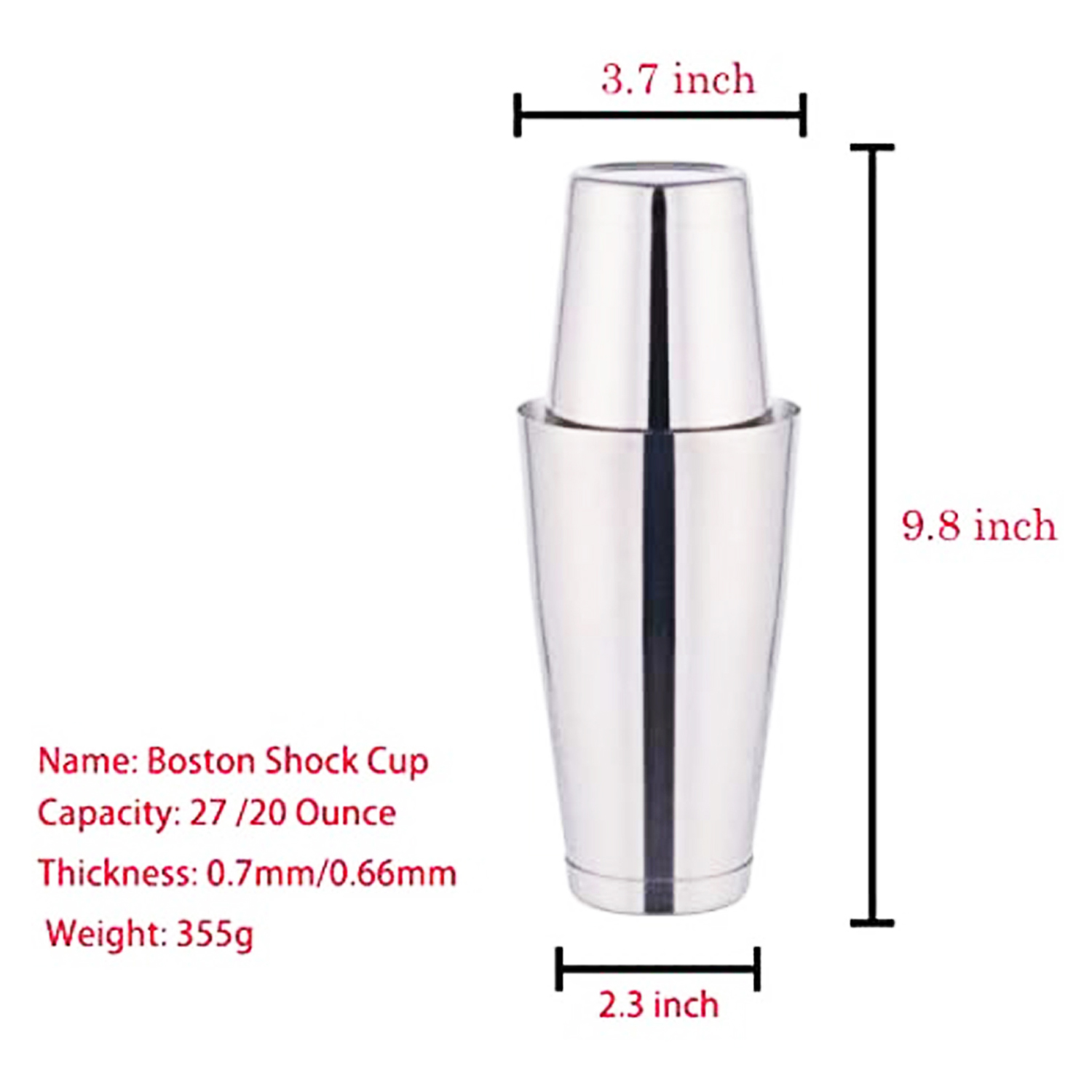 طقم شيكر بوسطن من ستيل فاكتوري - مراجعة Boston Shaker Set وسعره