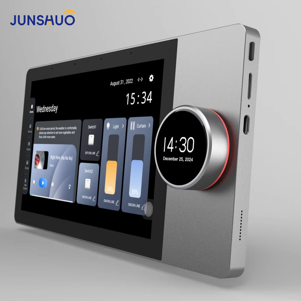 نظام أتمتة المنزل الذكي JUNSHU - مراجعة Home Bar Android وسعره