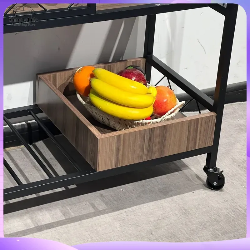 عربة مطبخ متعددة الوظائف مع أر - مراجعة Home Bar Shelves وسعره
