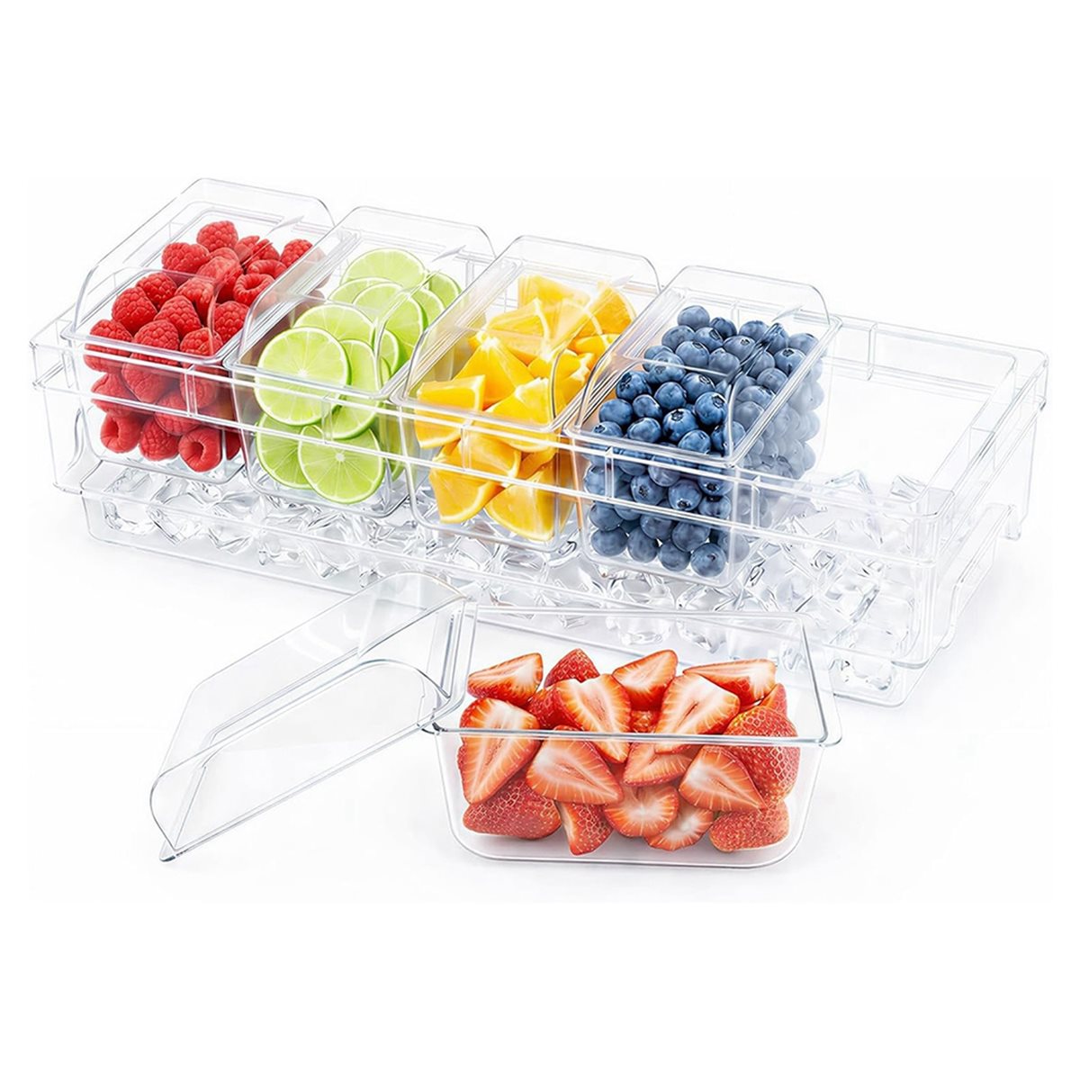 حاويات التوابل المبردة A1846K، - مراجعة Garnish Tray Set وسعره