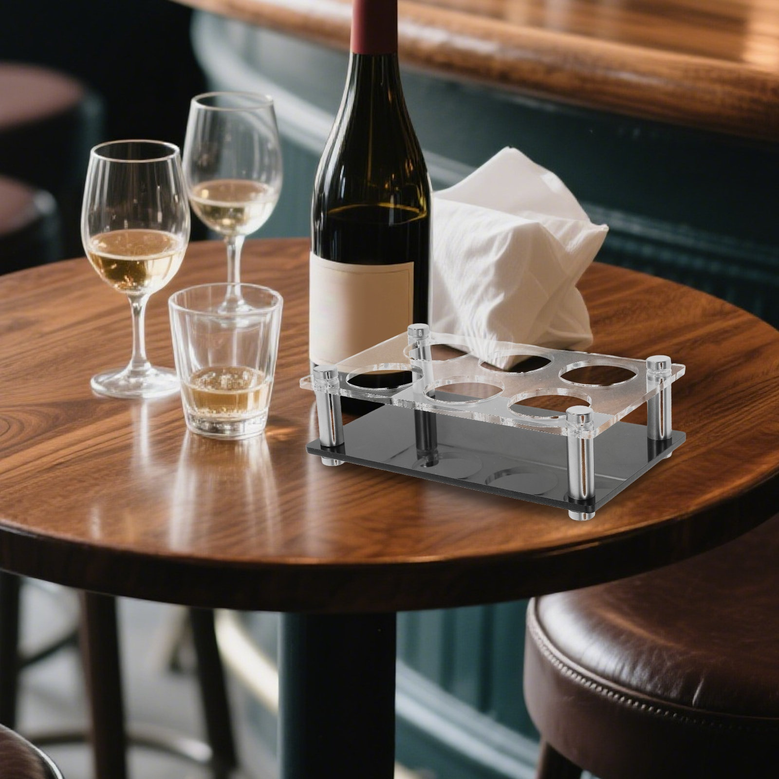 حامل أكواب شوت بـ 6 فتحات، صين - مراجعة Home Bar Stand وسعره
