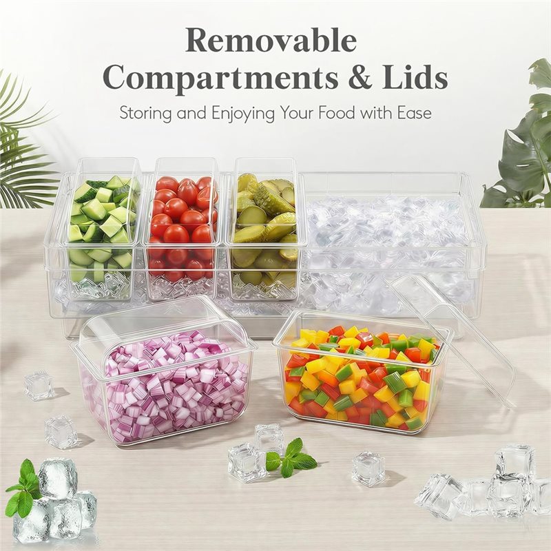 AB46 - لمستلزمات البار، حاويات - مراجعة Garnish Tray Set وسعره