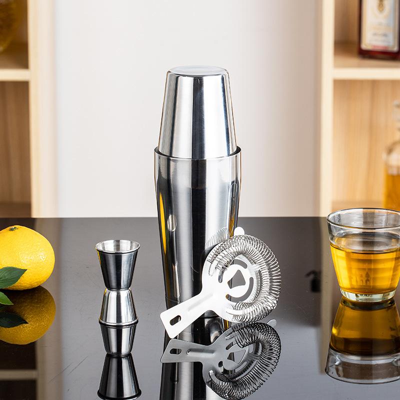 طقم أدوات بار من الفولاذ المقا - مراجعة Boston Shaker Set وسعره