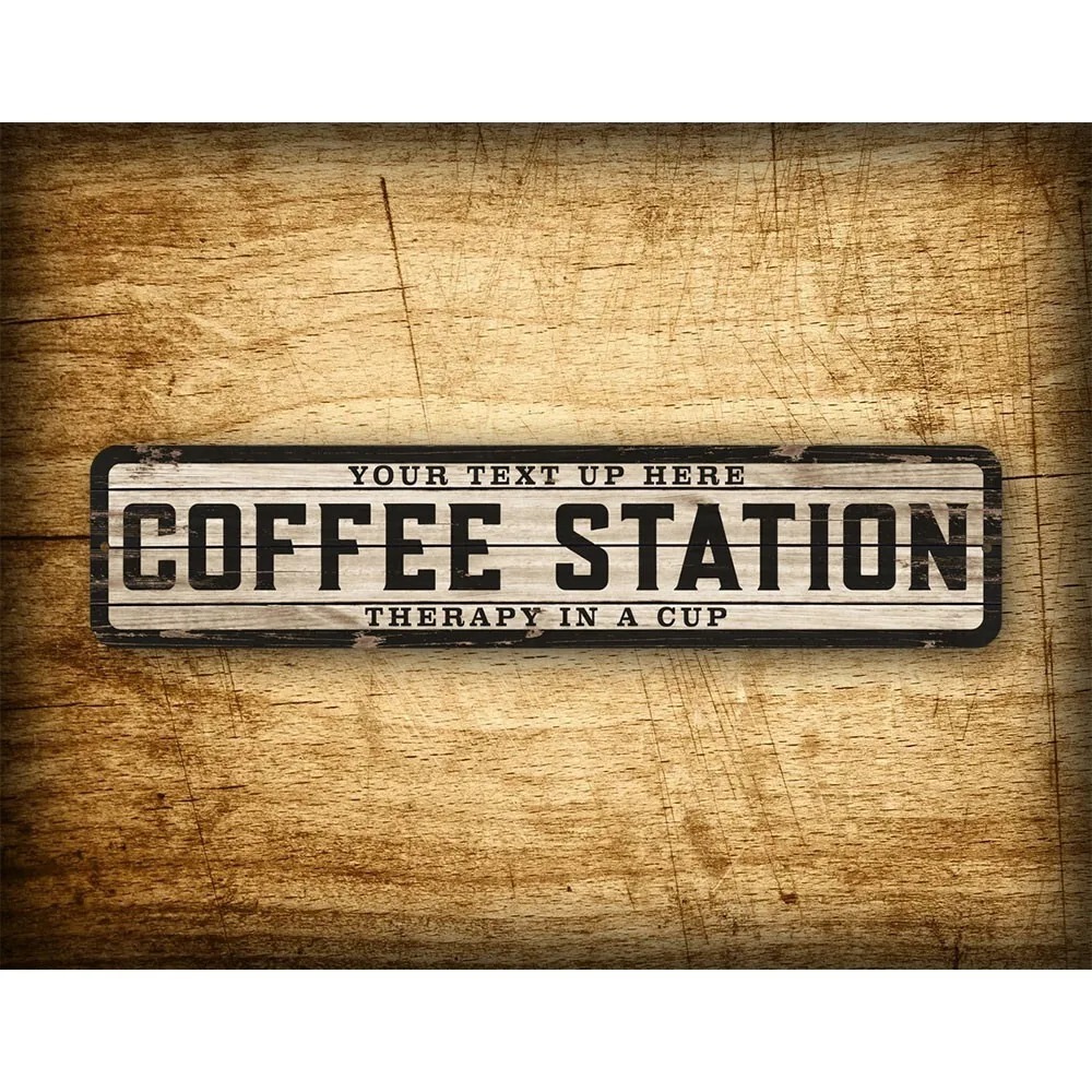 لافتة خشبية مخصصة بشعار نصي 4× - مراجعة Home Bar And Coffee وسعره