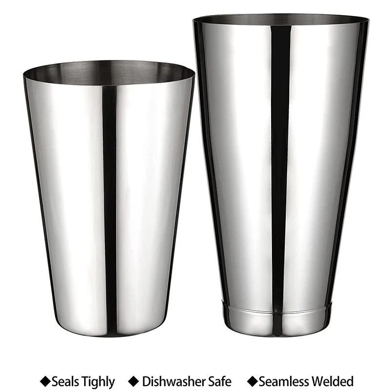 مجموعة هزازات الكوكتيل سعة 18  - مراجعة Boston Shaker Set وسعره