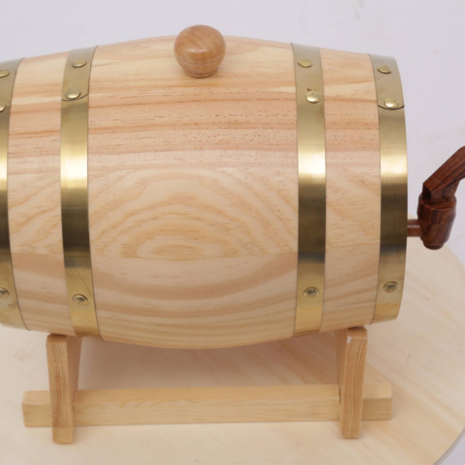 برميل خشب التنوب مع صنبور مقاو - مراجعة Home Bar Stand وسعره
