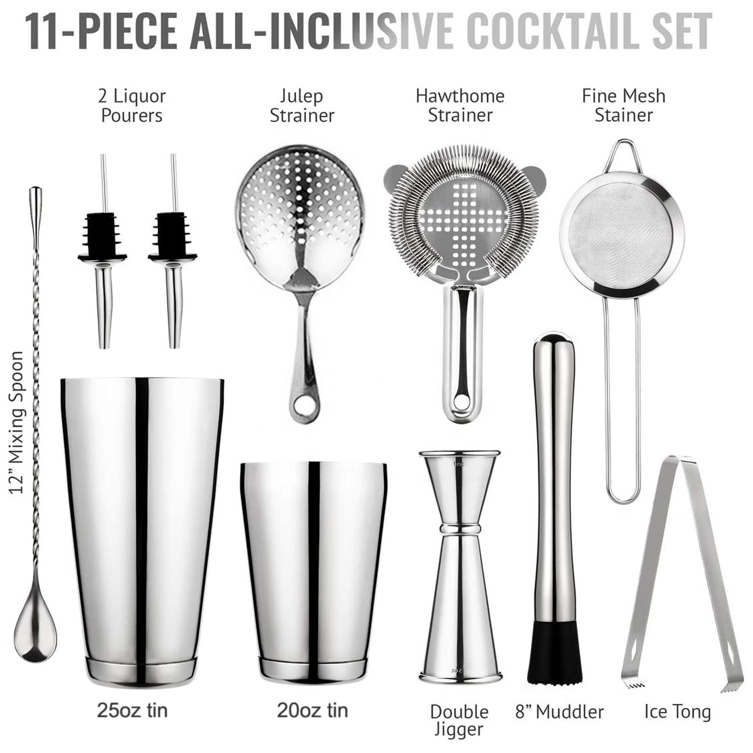طقم أدوات بار كوكتيل بوسطن من  - مراجعة Boston Shaker Set وسعره