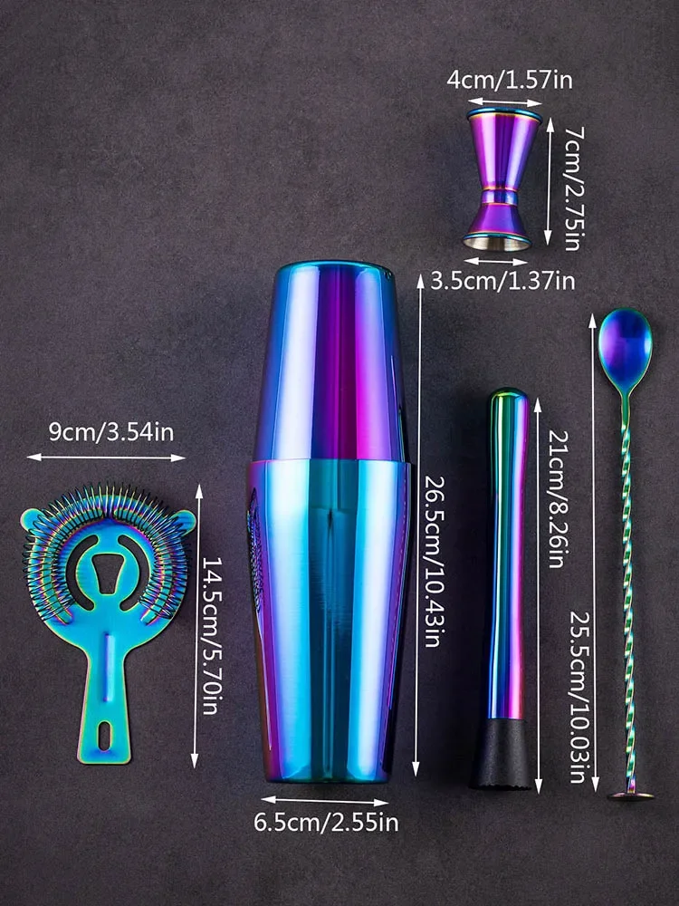 طقم قضيب شاكر الكوكتيل في بوسط - مراجعة Boston Shaker Set وسعره