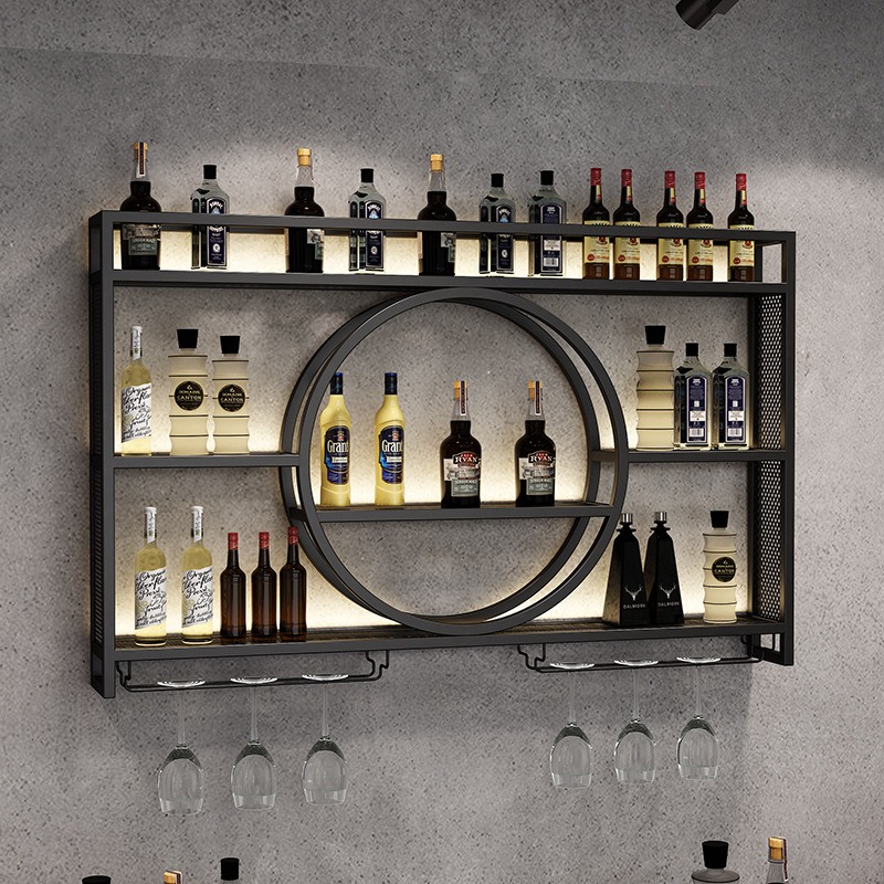 رف نبيذ للبار، خزانة نبيذ مثبت - مراجعة Home Bar Stand وسعره