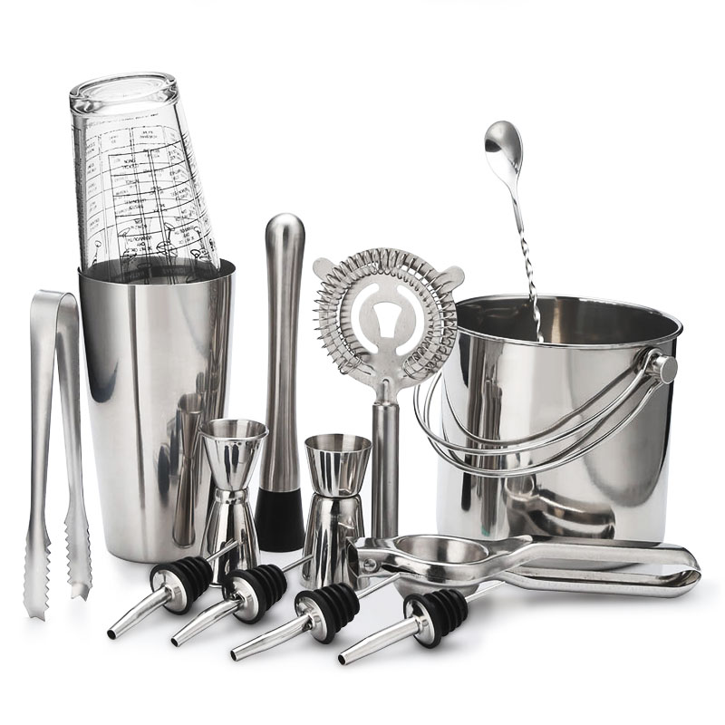 طقم شيكر كوكتيل من الفولاذ الم - مراجعة Boston Shaker Set وسعره