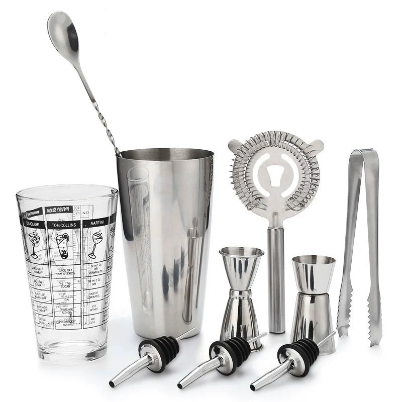 طقم شيكر كوكتيل من الفولاذ الم - مراجعة Boston Shaker Set وسعره