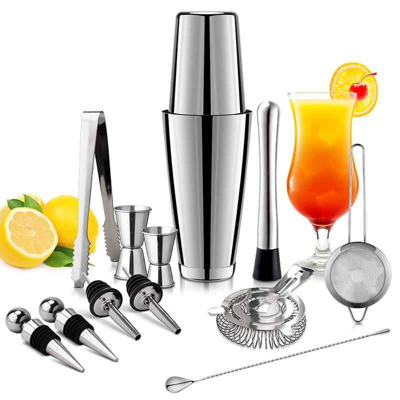 13 قطعة/المجموعة مخلوط من الفو - مراجعة Boston Shaker Set وسعره