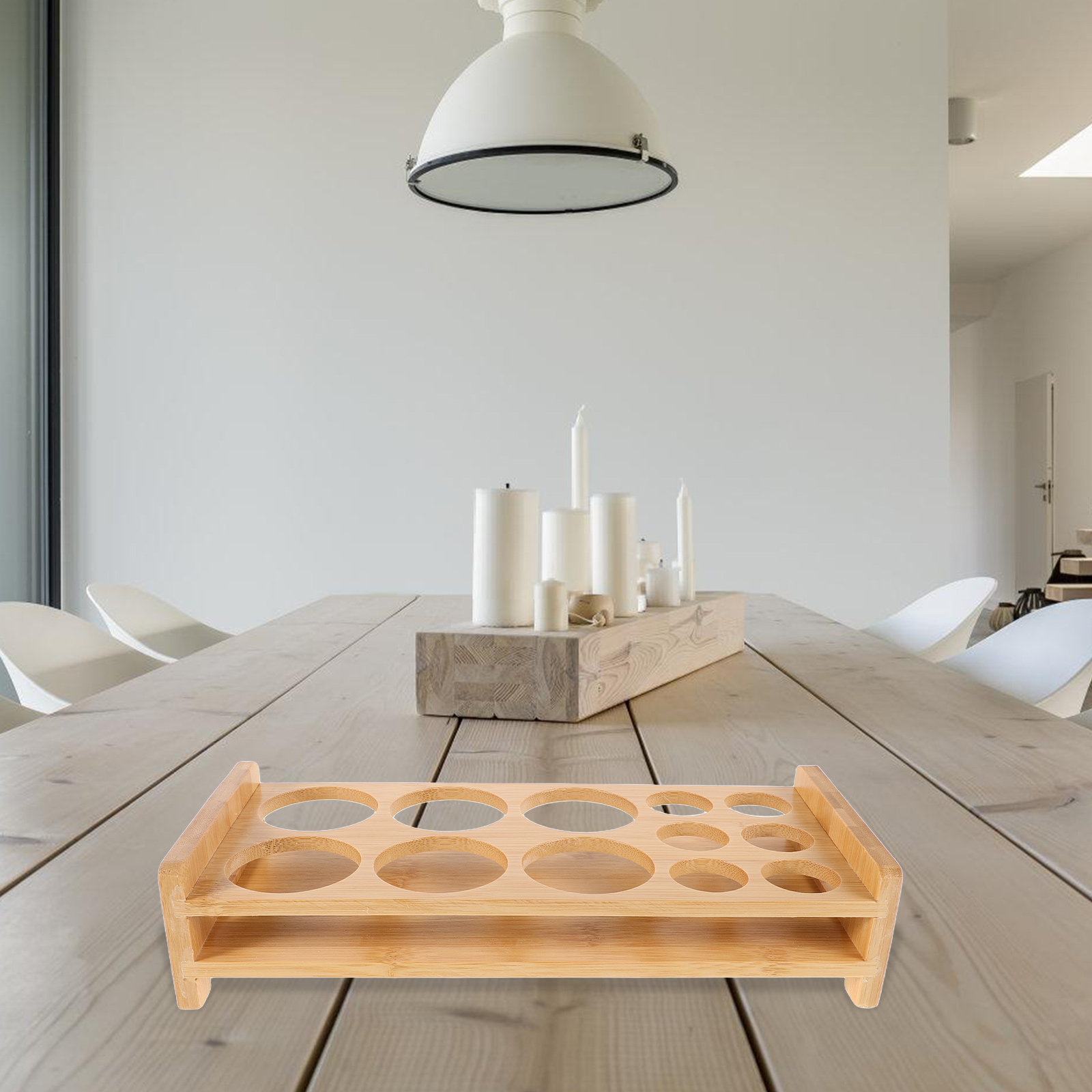 حامل كؤوس الشوت من الخيزران، م - مراجعة Home Bar Stand وسعره
