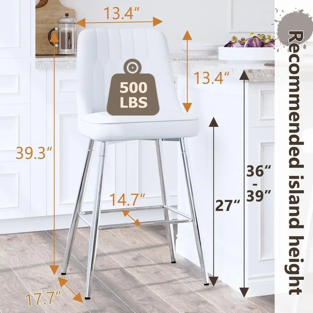 مجموعة من كرسيين بار أبيضين مب - مراجعة Home Bar And Counter وسعره
